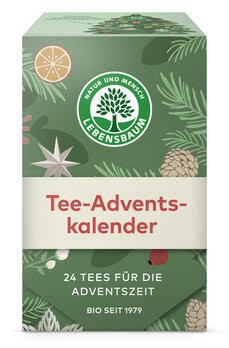 Lebensbaum Kalendarz adwentowy 2024 (herbatki i herbaty) 44 g Bio