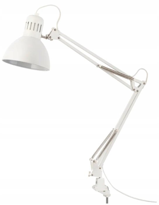 IKEA TERTIAL Lampa Kreślarska Lampka Biurkowa Regulowana Szkolna Nocna LED