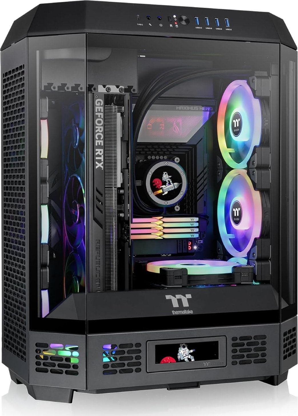 Obudowa Thermaltake The Tower 600 czarna CA-1Z1-00M1WN-00