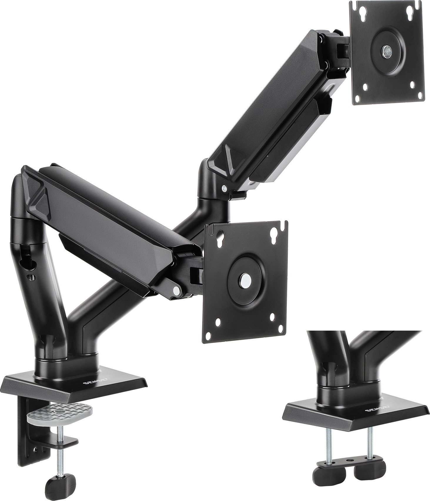 SENSE7 Uchwyt biurkowy na 2 monitory 17