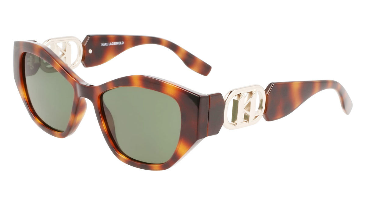 Okulary KARL LAGERFELD KL6086S-240. Okulary przeciwsłoneczne, Kolor brązowy. Kobieta.