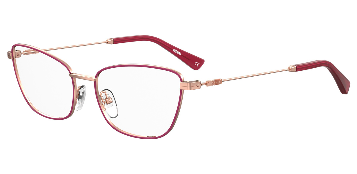 Okulary MOSCHINO MOS575-LHF. Okulary, Kolor Burgundy. Kobieta.