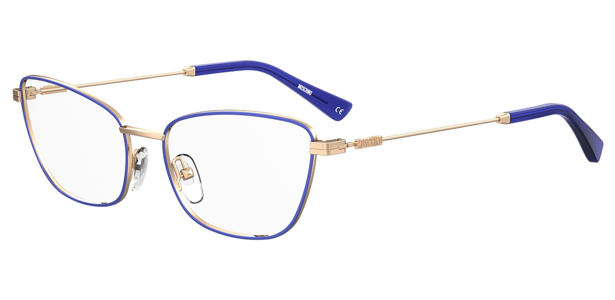 Okulary MOSCHINO MOS575-PJP. Okulary, Kolor niebieski. Kobieta.