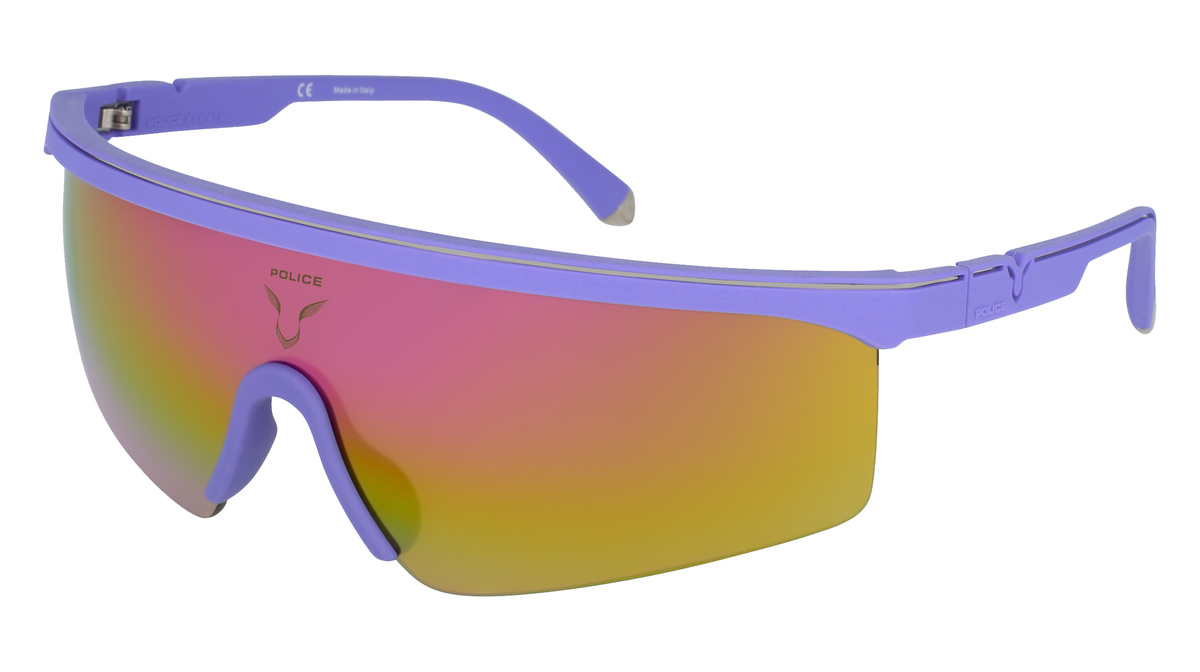 Okulary POLICE SPLA28999UGX. Okulary przeciwsłoneczne, Kolor brązowy złoty. Mężczyzna.