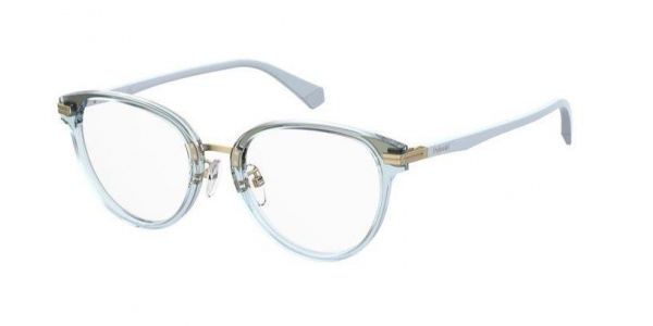 Okulary POLAROID PLDD427G30O. Okulary, Kolor błękitny. Kobieta.