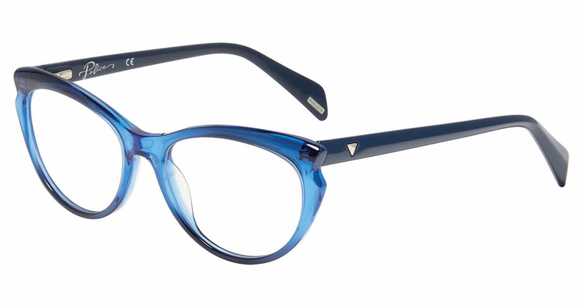 Okulary POLICE VPLA02-540D79. Okulary, Kolor niebieski. Kobieta.