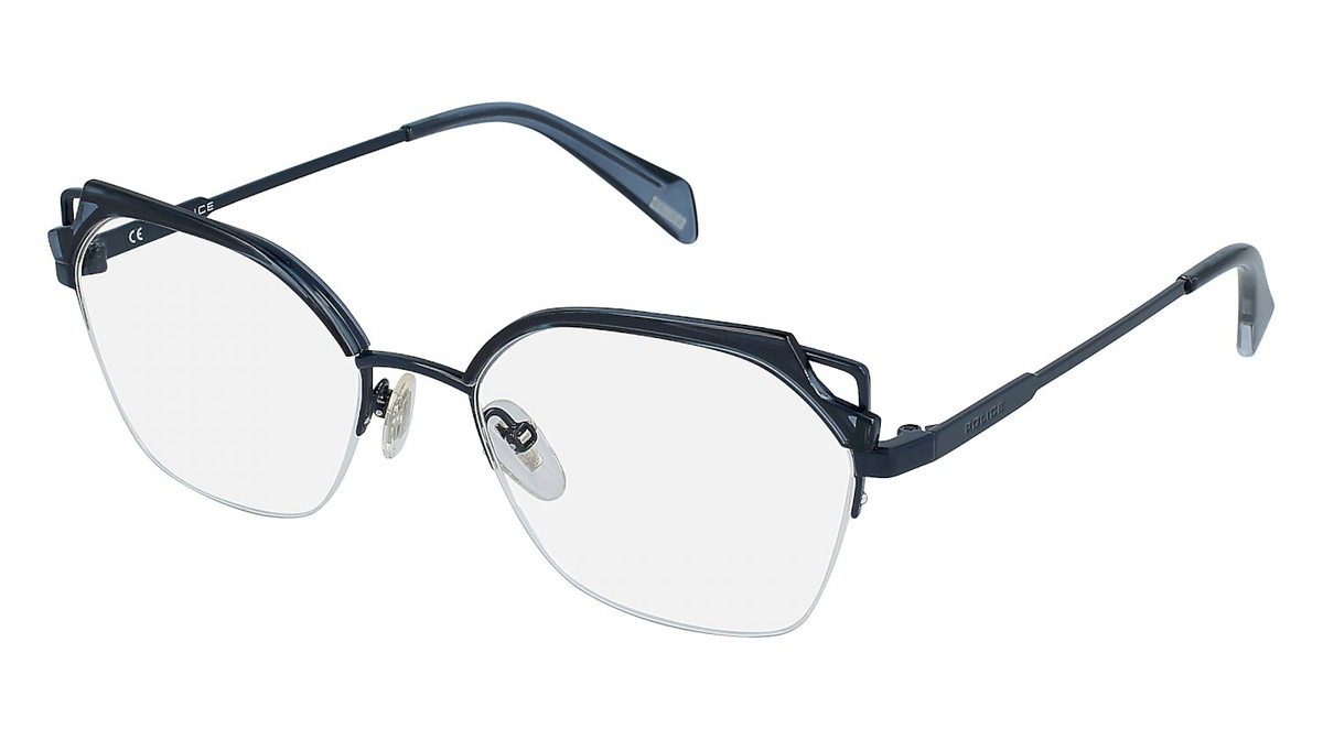 Okulary POLICE VPLA04-5201HR. Okulary, Kolor niebieski. Kobieta.