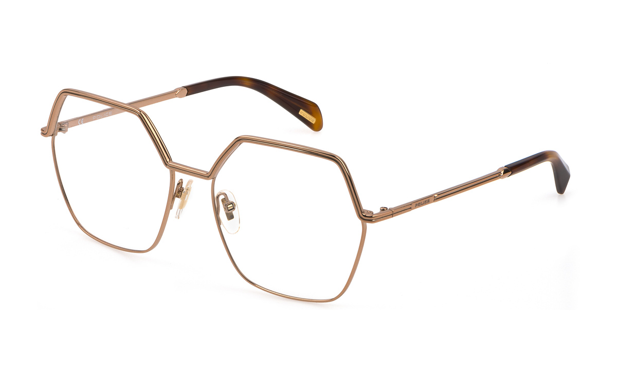 Okulary POLICE VPLD27-5608FC. Okulary, Kolor złoty. Kobieta.