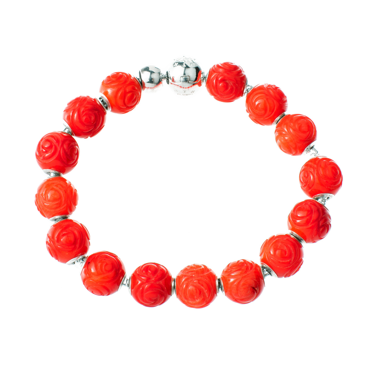 Biżuteria THOMAS SABO KT14787010L17. Bransoletka, Kolor czerwony. Kobieta.