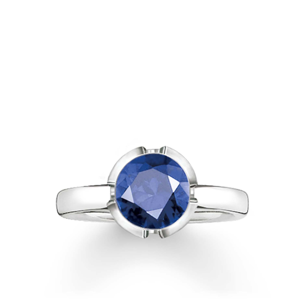 Biżuteria THOMAS SABO 034-048-32-52. Pierścionek, Kolor niebieski srebrny. Kobieta.