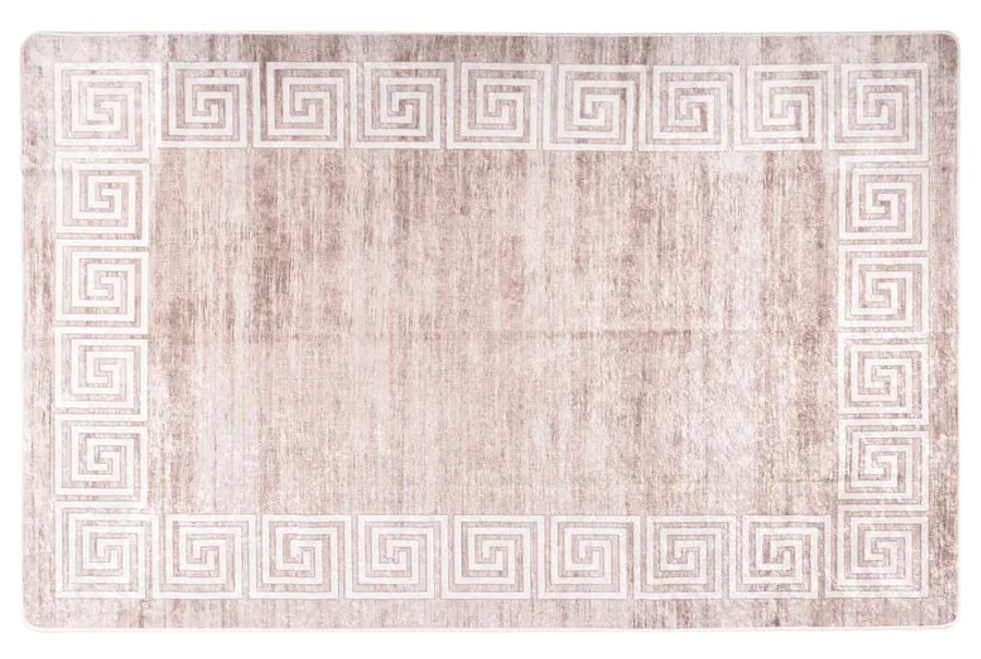 Elegancki beżowy dywanik antypoślizgowy 120x180 cm T4-E61