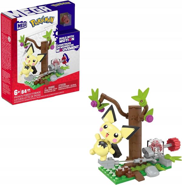 Pikachu Leśna Przygoda Klocki Pokemon Figurka Do Zbudowania Dla Dzieci