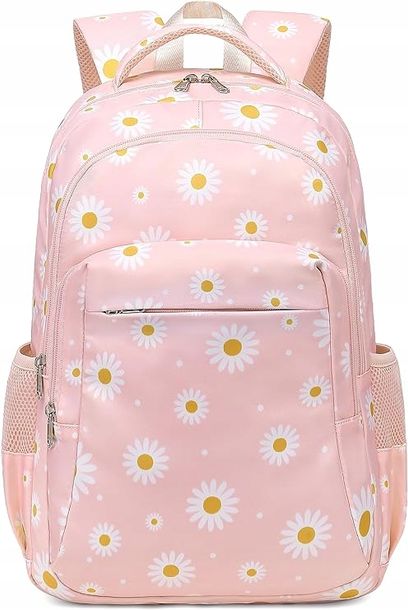 Plecak Szkolny Tornister Dla Dziecka Do Szkoły A4 Wielokomorowy Kwiaty