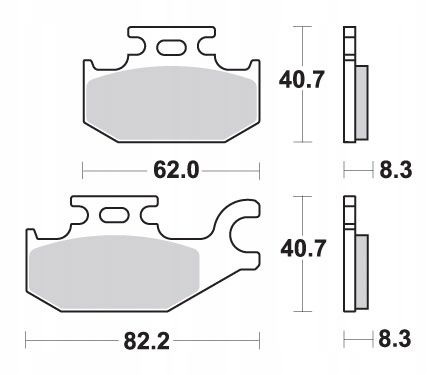 Sbs Klocki Hamulcowe Kh413 Off-road Sinter Kolor Złoty