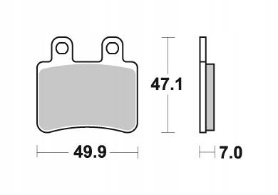Sbs Klocki Hamulcowe Street Ceramic Bmw C125/200, Malaguti Madison 3, Przód