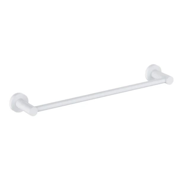 Wieszak łazienkowy na ręcznik Omnires Modern Project biały mat MP60214WM