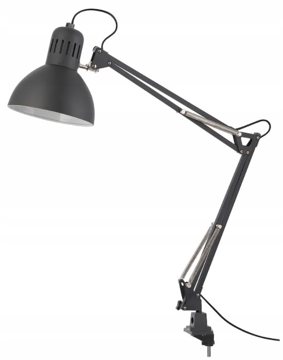IKEA TERTIAL Lampa Kreślarska Lampka Biurkowa Regulowana Szkolna Nocna LED