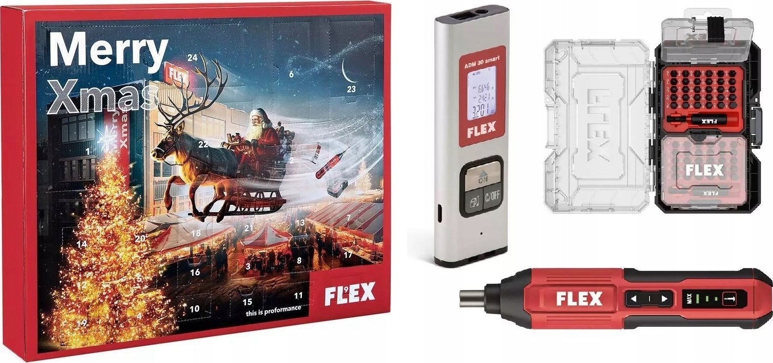 Kalendarz adwentowy Flex Flex Christmas calendar