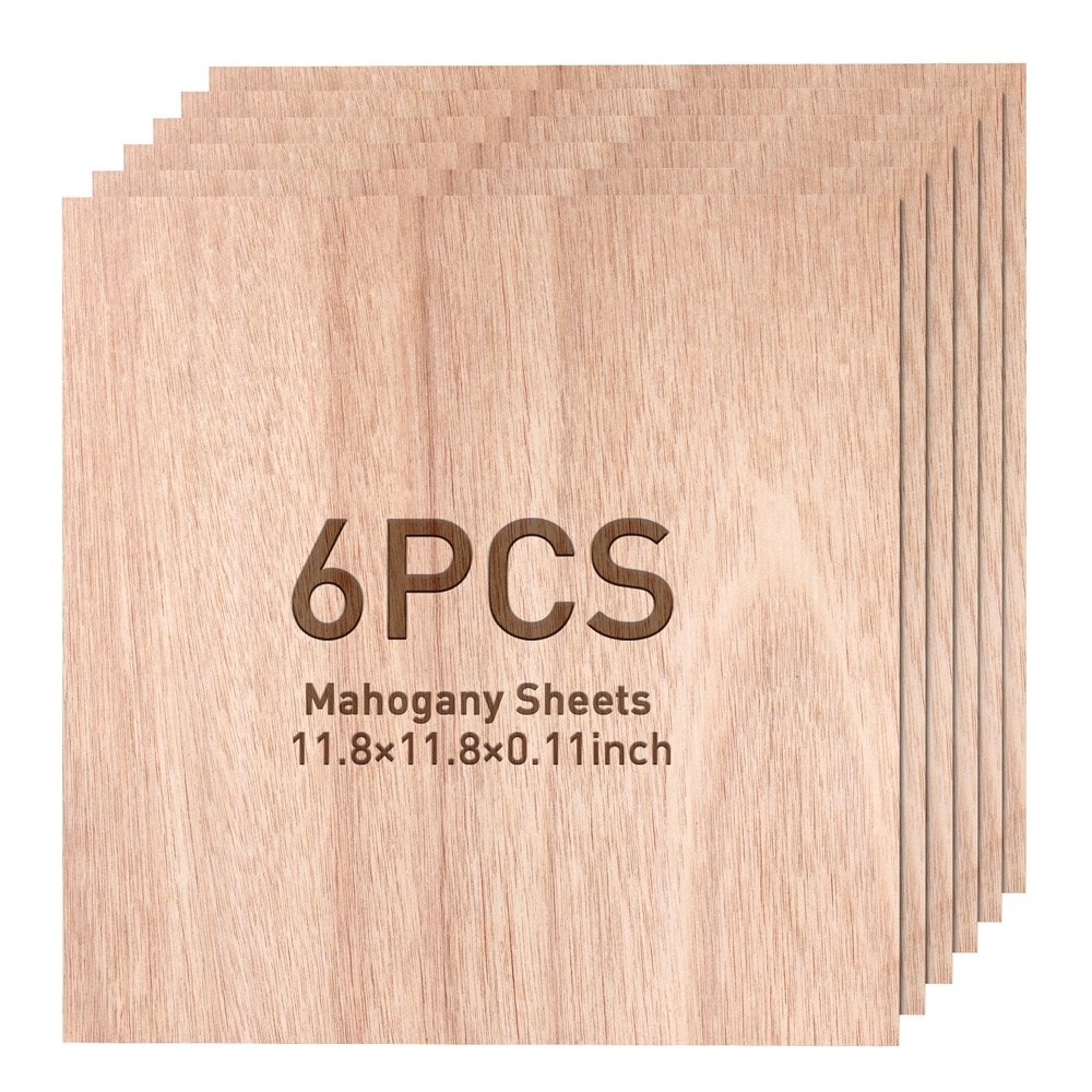Mecpow AS3 300*300*3mm Mahogany Sheets - 6pcs