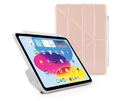 Pipetto Origami No3 Pencil Case do iPad 10.9 2022 metallic pink