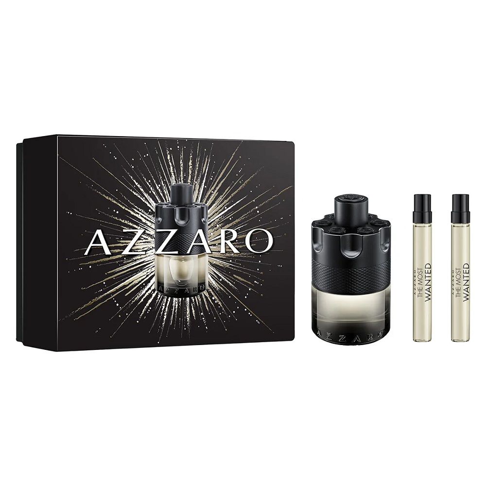 SET AZZARO The Most Wanted Intense EDT spray 100ml + MINIATURA EDT spray 2x10ml