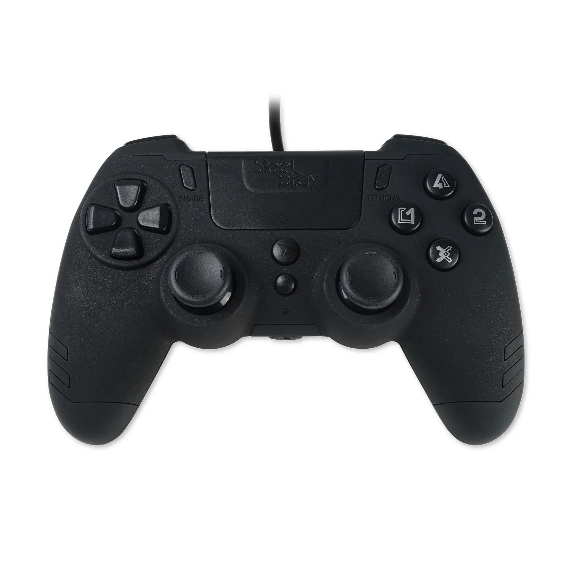 Kontroler STEELPLAY Slimpack Black do konsoli PS4/PC