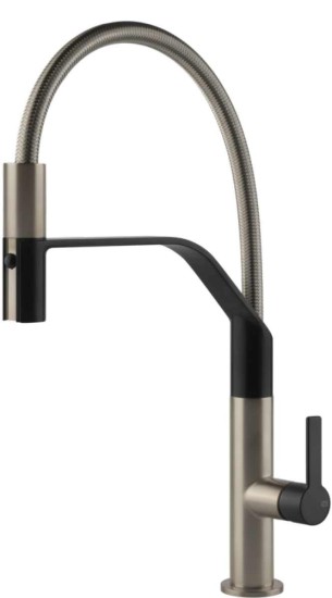 Bateria stojąca GESSI MESH Czarny matowy/ Finox 60005#599