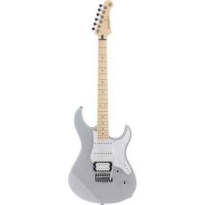 Yamaha Pacifica 112 V gitara elektryczna, szara, wysokiej jakości gitara elektryczna dla początkujących, o eleganckim wzornictwie, wszechstronne brzmienie dzięki przemyślanemu przetwornikowi dźwięku GPA112VMGRRL