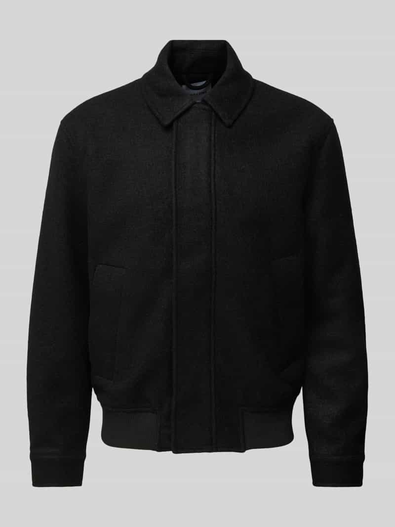 Bomberka o kroju regular fit z wpuszczanymi kieszeniami model ‘WAYNE’