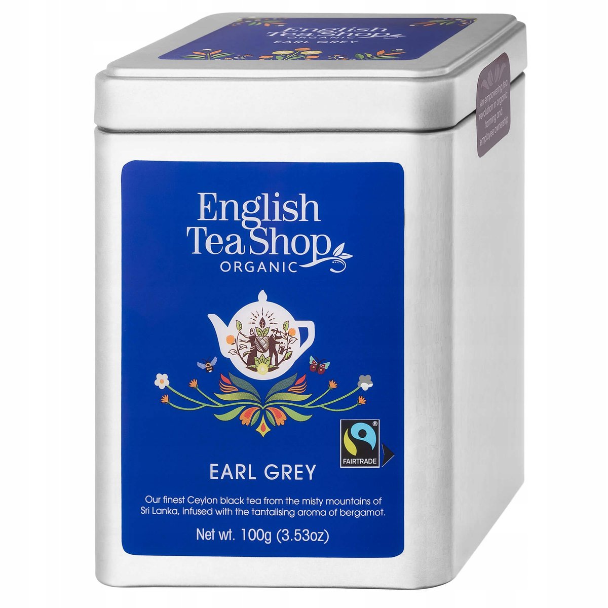 NOWOŚĆ 2024! Earl Grey – Ekologiczna Herbata Sypana 100g | Fairtrade