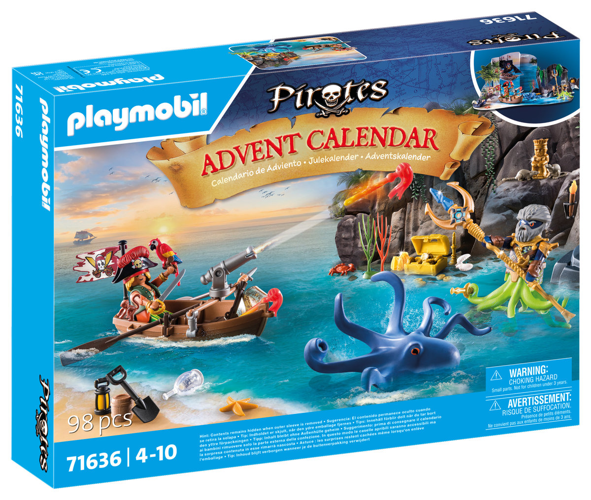 PLAYMOBIL Kalendarz adwentowy: Piraci 71636