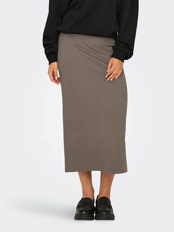 ONLY Spódnica w kolorze szarym