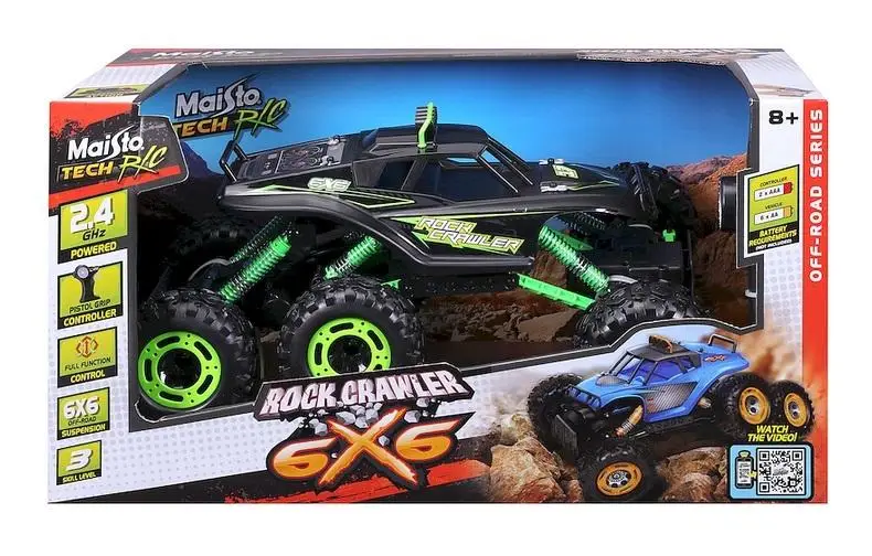 Rock Crawler 6x6 zdalnie sterowany - Maisto