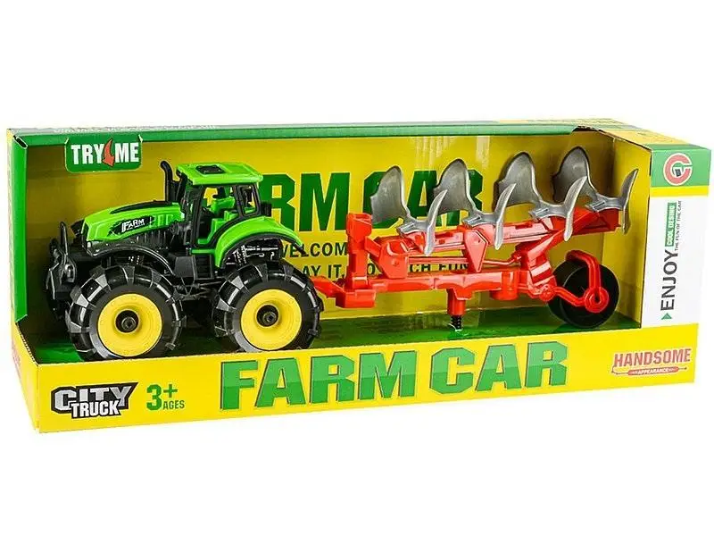 Traktor z maszyną rolniczą światło i dźwięk - ADAR