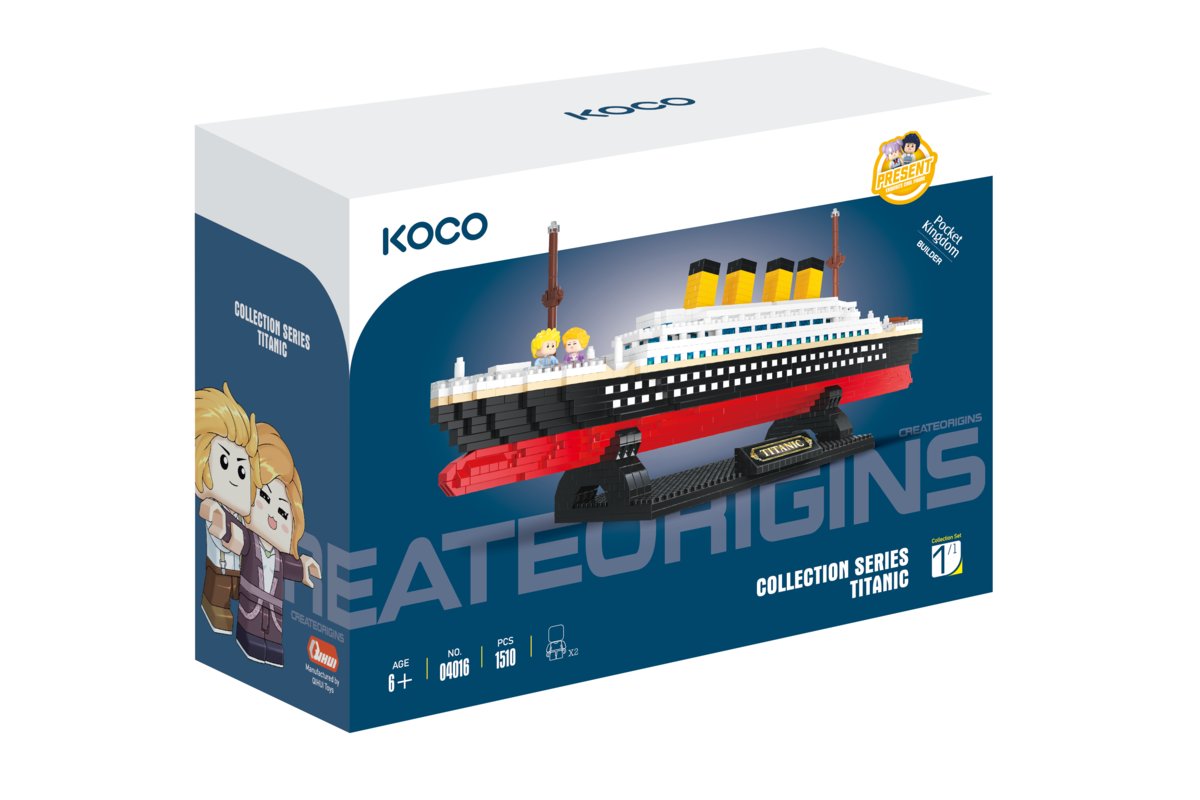 KOCO Klocki Titanic 1510 elementów