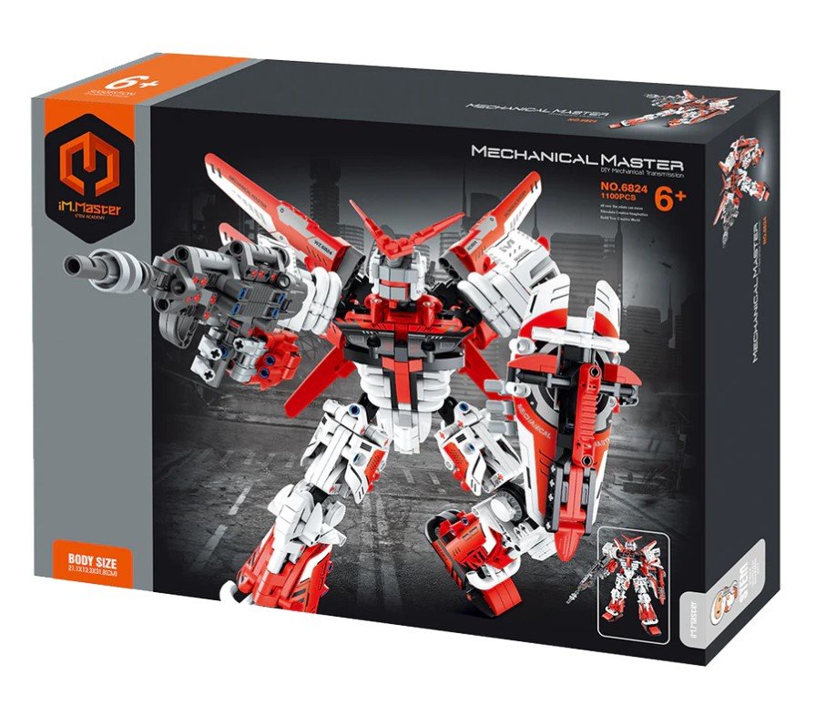 iM.Master Klocki Mecha wojownik czerwony 1100 elementów