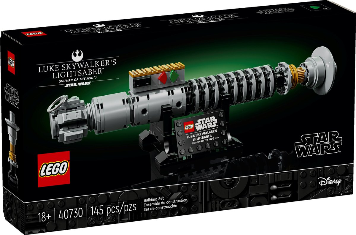 LEGO Star Wars, klocki świetlny Luke’a Skywalkera, 40730