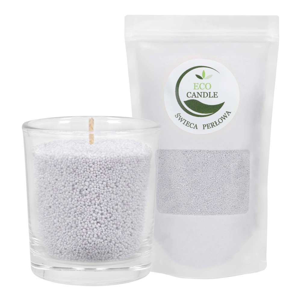 EcoCandle Świeca Perłowa fiolet 300g
