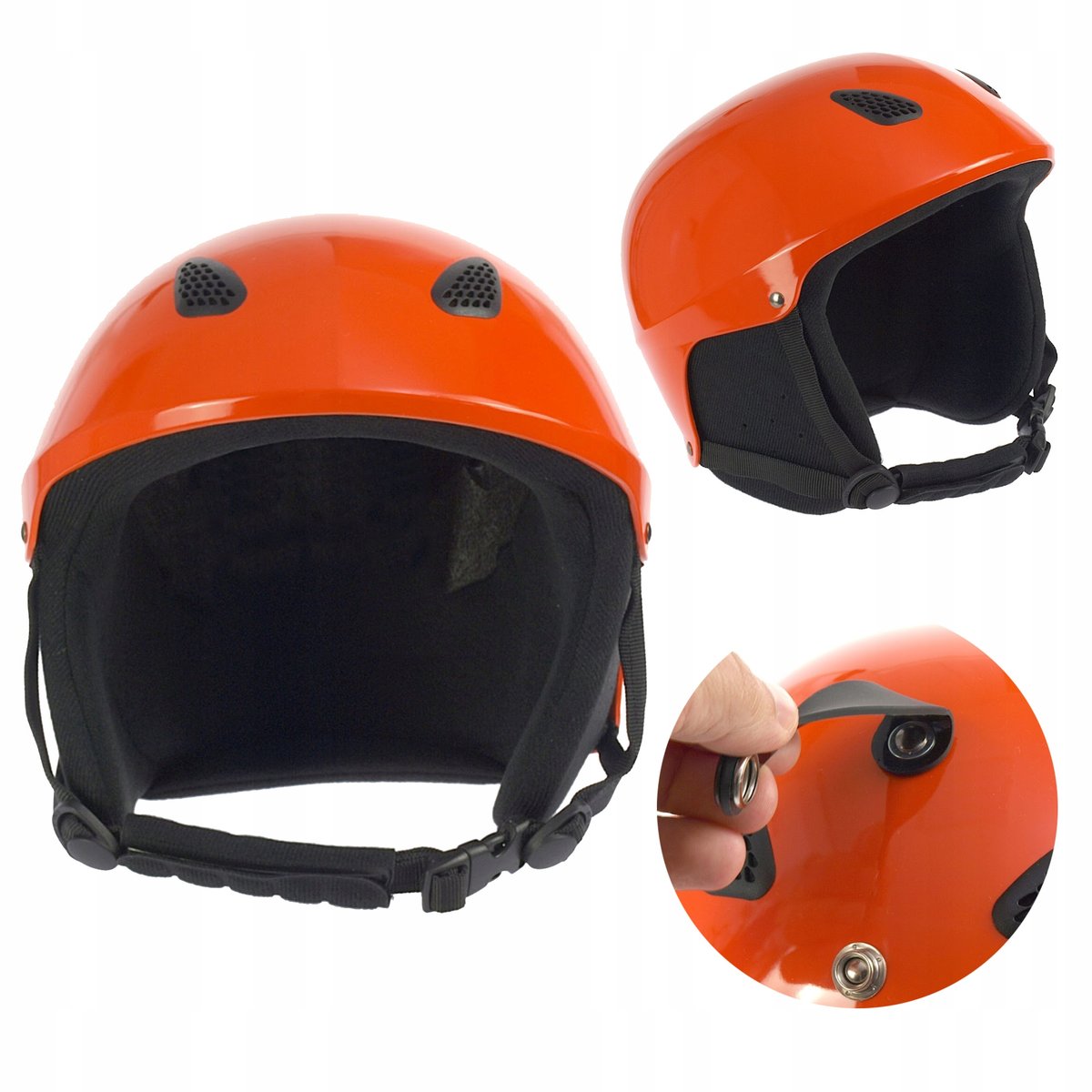 KASK NARCIARSKI Regulowany Kask Rowerowy SPOKEY S