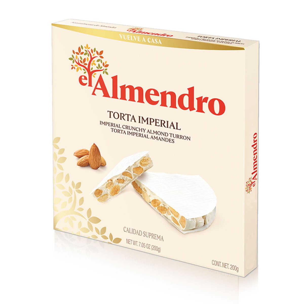 Imperial Almond Turron -  Kruchy Nugat Migdałowy 200g