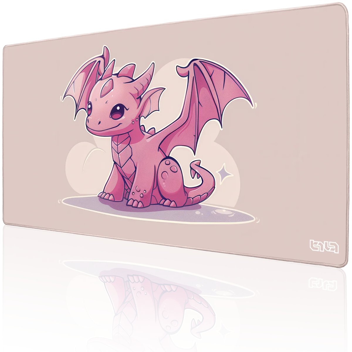 PODKŁADKA GAMINGOWA Chibi Smoczek 100x50 TILT XXL Na biurko Dla gracza