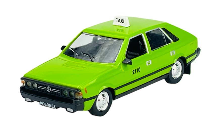 KOLEKCJA PRL FSO POLONEZ TAXI ZIELONY 1:43