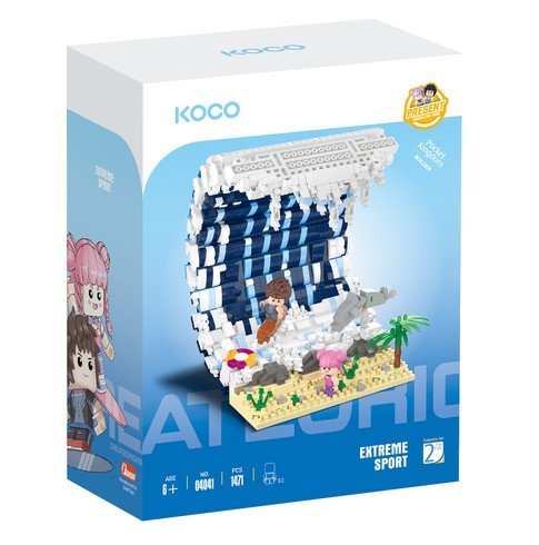 KOCO Klocki Surfowanie 1471 elementów
