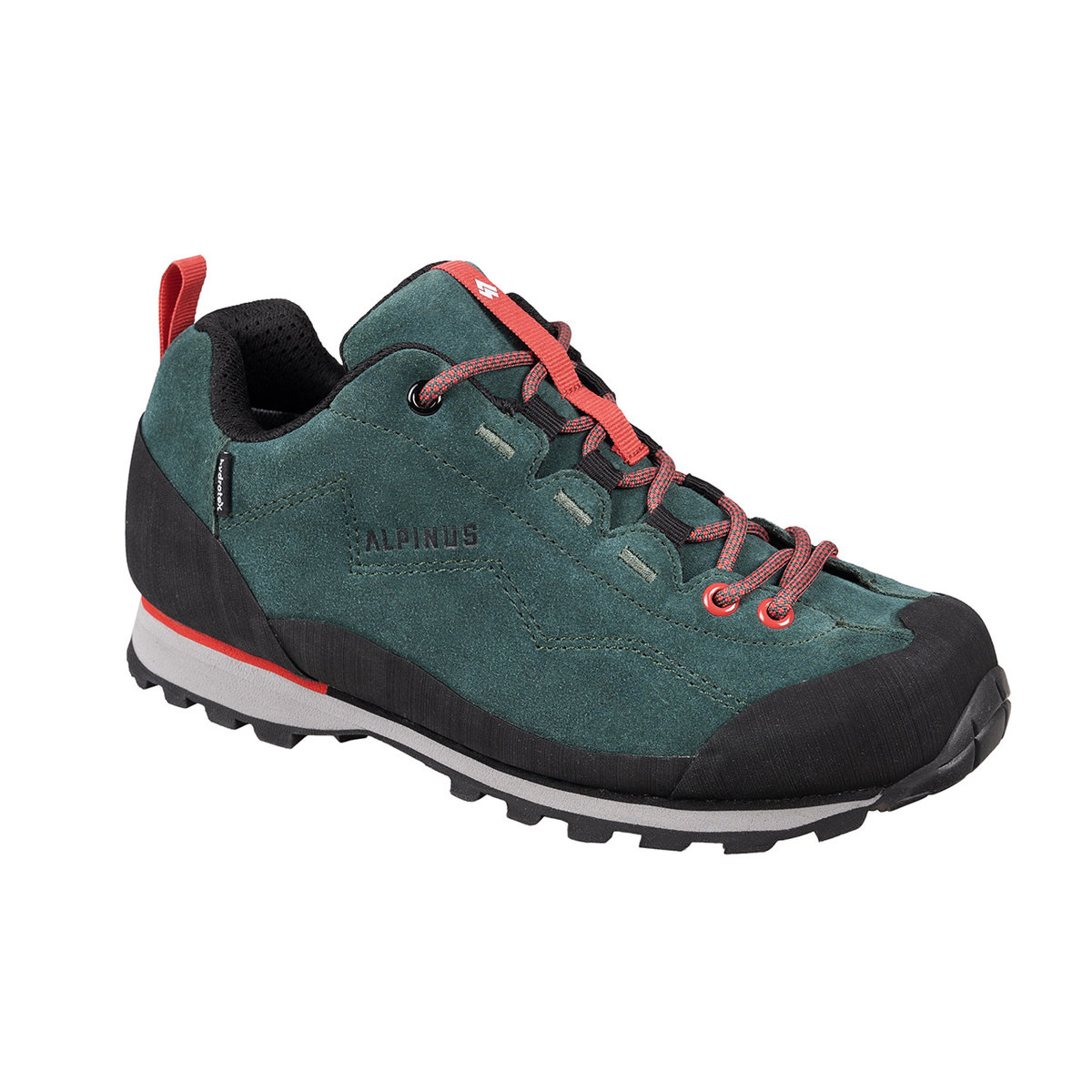 Buty trekkingowe damskie Alpinus Peneda Low HDTX W zielono-fuksjowe niskie membrana 38