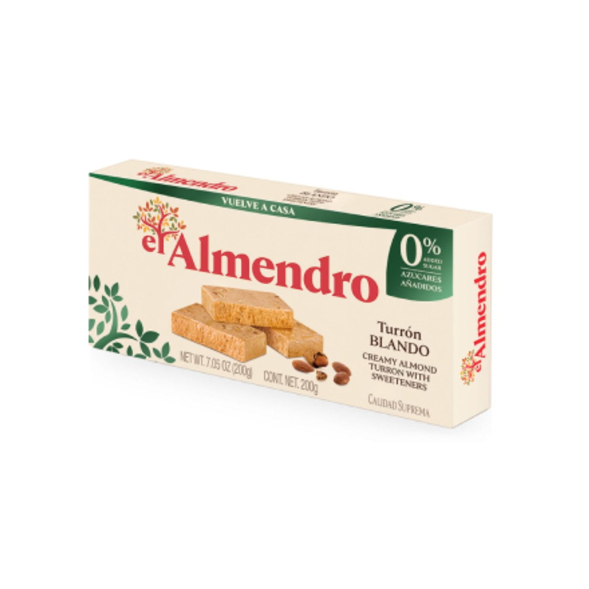 Turron - Kremowy Nugat Migdałowy Bez Dodatku Cukru 200g