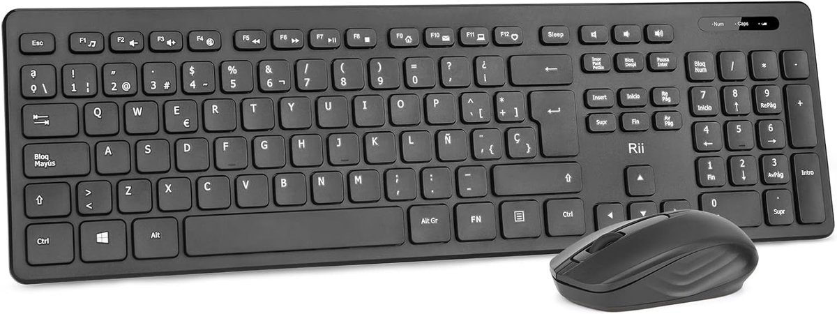 Zestaw Bezprzewodowa Klawiatura i Mysz 2.4G QWERTZ
