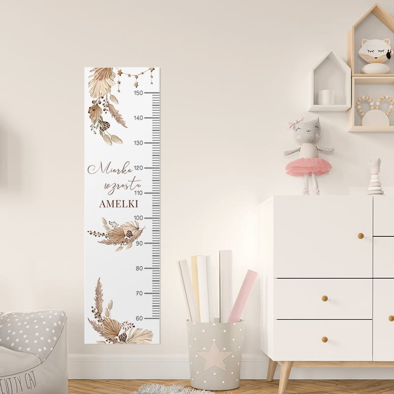 MIARKA wzrostu Prezent dla dziecka Dekoracja Pokoju Boho