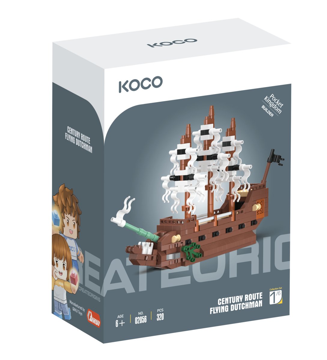 KOCO Klocki statek Latający Holender 320 elementów