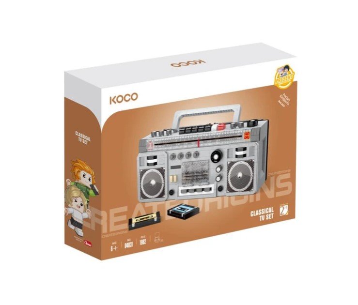 KOCO Klocki Radio retro 1982 elementy