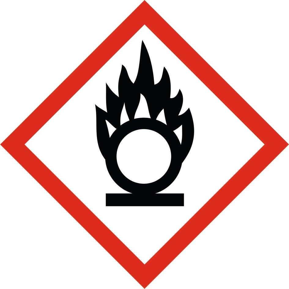 Tabliczka GHS Produkt utleniający 10x10cm PCV1mm